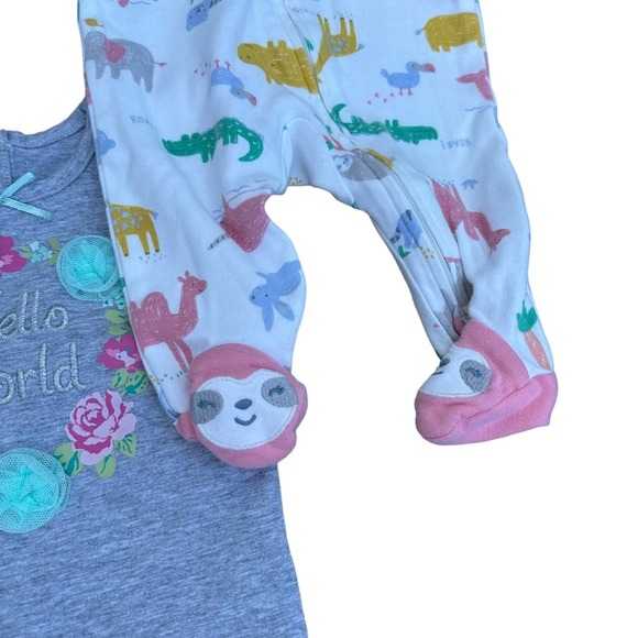 Carter’s Baby Clothes Bundle 3 Months Onsies Outfits Soft Footies - Picture 6 of 12